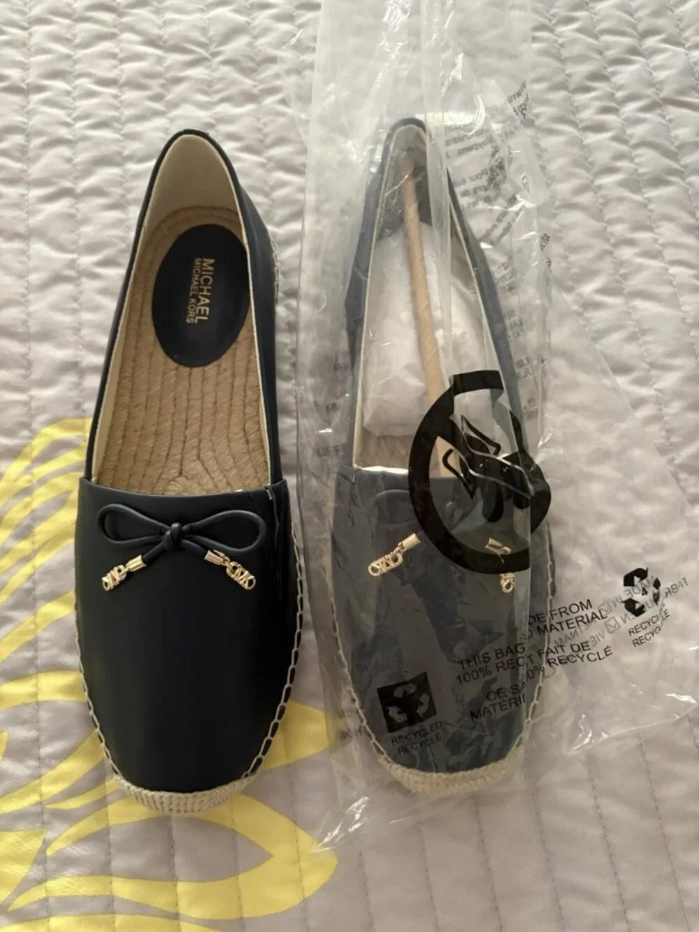 Michael Michael Kors navy blue espadrilles, size 9